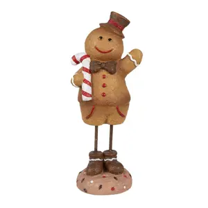 Vánoční dekorace Perníček Gingerbread Man - 10*8*23 cm Clayre & Eef