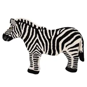 Produkt Vlněný kusový koberec Zebra - 60*90*2 cm Clayre & Eef