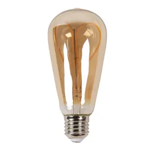 Produkt Žárovka Antique LED Bulb Heart - Ø 6*14 cm E27/3W Clayre & Eef