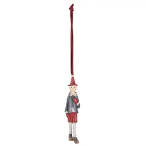 Produkt Závěsná dekorace Pinocchio - 3*2*11 cm Clayre & Eef