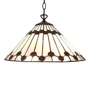 Produkt Závěsná stropní lampa Tiffany Branilla - Ø 40 cm E27/max 1*60W Clayre & Eef