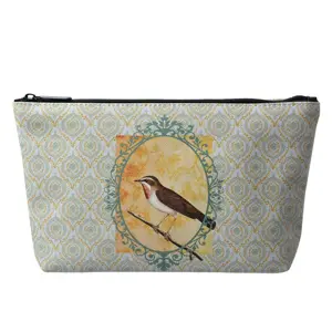 Produkt Zelená toaletní taštička s ptáčkem Bird - 26*6*16 cm Juleeze