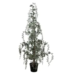 Zelený vánoční borovicový stromek v květináči se světýlky Pine Tree - 120 cm Chic Antique