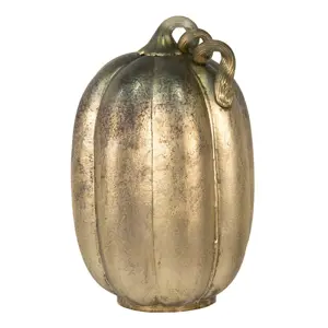 Produkt Zlatá antik skleněná dekorace dýně Pumpkin - Ø 17*27 cm  Clayre & Eef