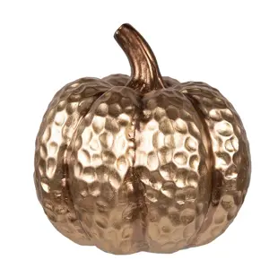 Produkt Zlatá dekorační keramická dýně Pumpkin - Ø 17*17 cm  Clayre & Eef