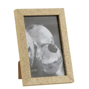 Produkt Zlatý dekorativní fotorámeček s flitry Glitter gold - 12*1,5*17 cm / 10*15cm J-Line by Jolipa